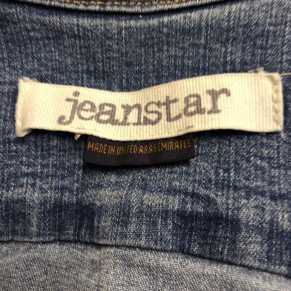 Jeanstar Women's Light Denim Jacket Size M / L Jr - Picture 6 of 6